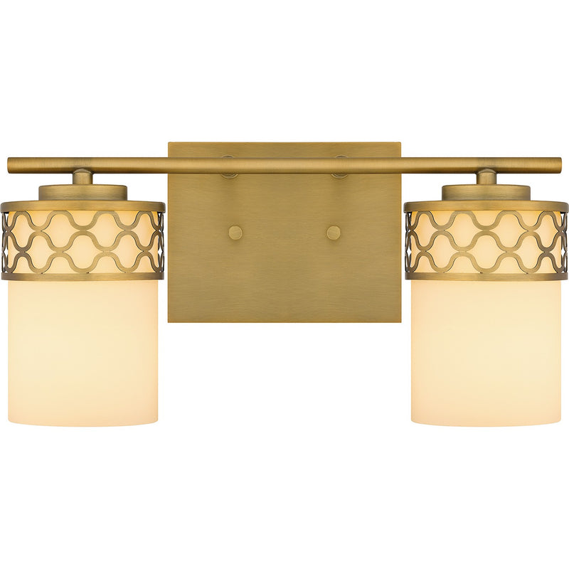 Quoizel - TEN8615AB - Two Light Bath - Tenley - Aged Brass