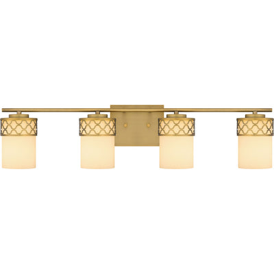 Quoizel - TEN8632AB - Four Light Bath - Tenley - Aged Brass