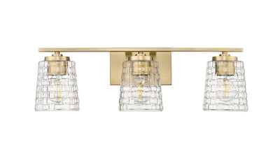Millennium - 22103-VB - Three Light Vanity - Saben - Vintage Brass