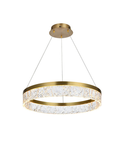 Elegant Lighting - 2050D22SG - LED Chandelier - Linden - Satin Gold
