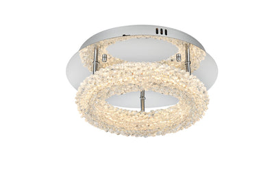 Elegant Lighting - 3800F14C - LED Flush Mount - Bowen - Chrome