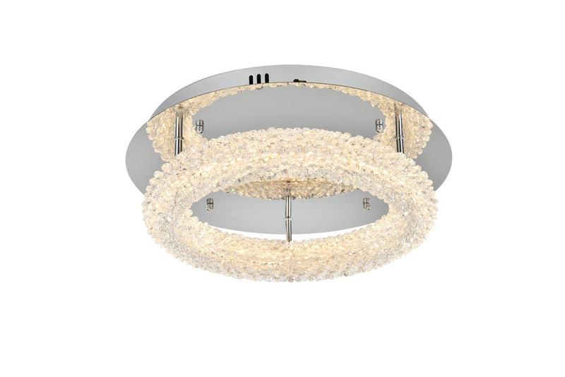 Elegant Lighting - 3800F18C - LED Flush Mount - Bowen - Chrome