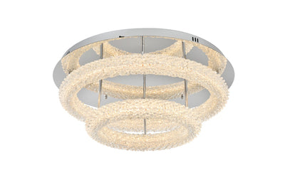 Elegant Lighting - 3800F26L2C - LED Flush Mount - Bowen - Chrome