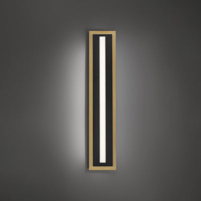 Modern Forms - WS-10427-30-BK/AB - LED Wall Sconce - Lyrikal - Black/Aged Brass