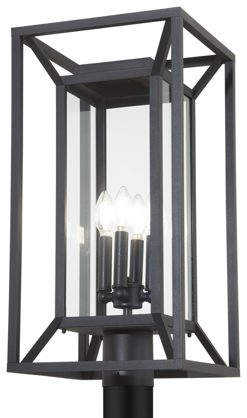 Minka-Lavery - 71266-66-C - Four Light Outdoor Post Mount - Harbor View - Sand Coal