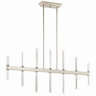 Kichler - 52670PN - LED Linear Chandelier - Sycara - Polished Nickel