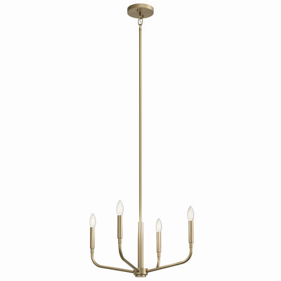 Kichler - 52716CPZ - Four Light Chandelier/Semi Flush Mount - Madden - Champagne Bronze