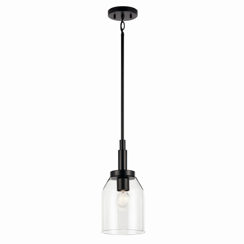 Kichler - 52725BK - One Light Mini Pendant - Madden - Black