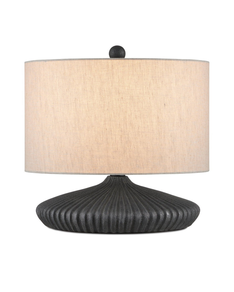 Currey and Company - 6000-0958 - One Light Table Lamp - Mythmaker Table Lamp - Black Granite/Satin Black