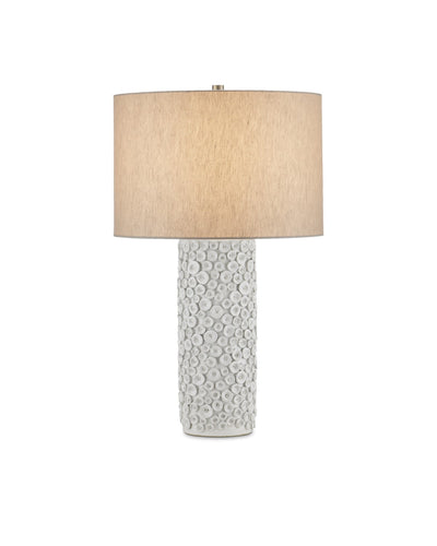 Currey and Company - 6000-0959 - One Light Table Lamp - Buttons Table Lamp - White