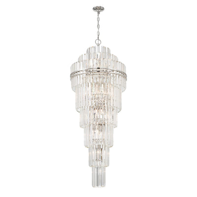 Crystorama - HAY-1419-PN - 31 Light Chandelier - Hayes - Polished Nickel
