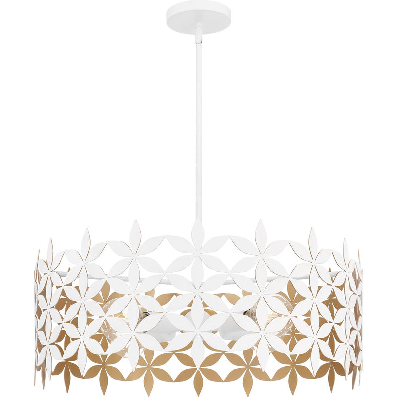 Quoizel - QP6746W - Four Light Pendant - Quoizel Pendant - Matte White
