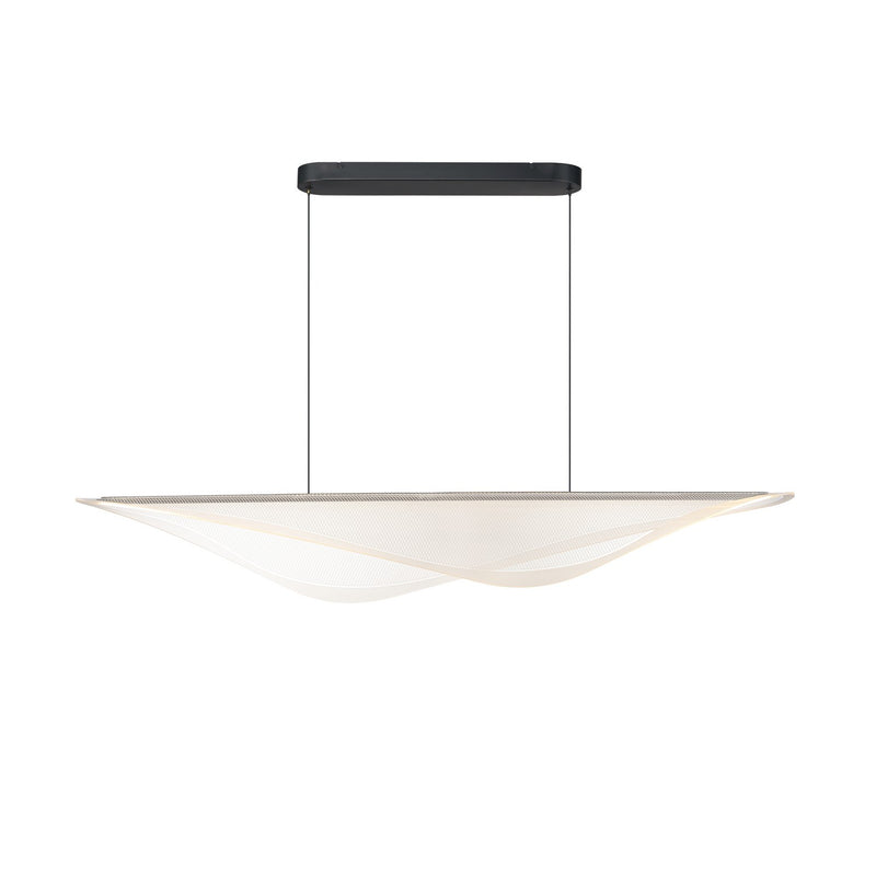 ET2 - E24716-144BK - LED Linear Pendant - Manta - Black