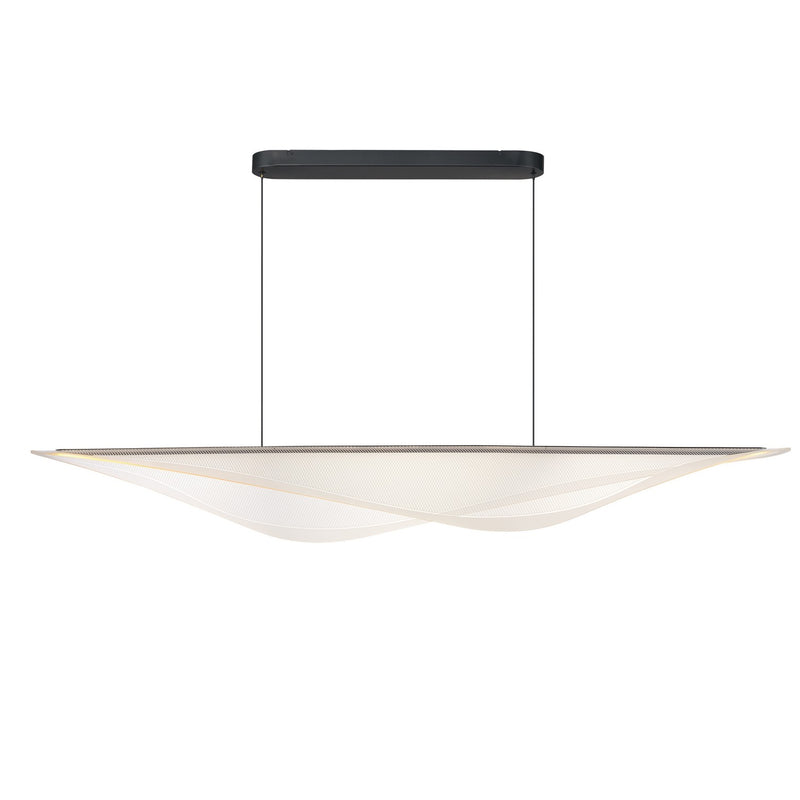 ET2 - E24718-144BK - LED Linear Pendant - Manta - Black