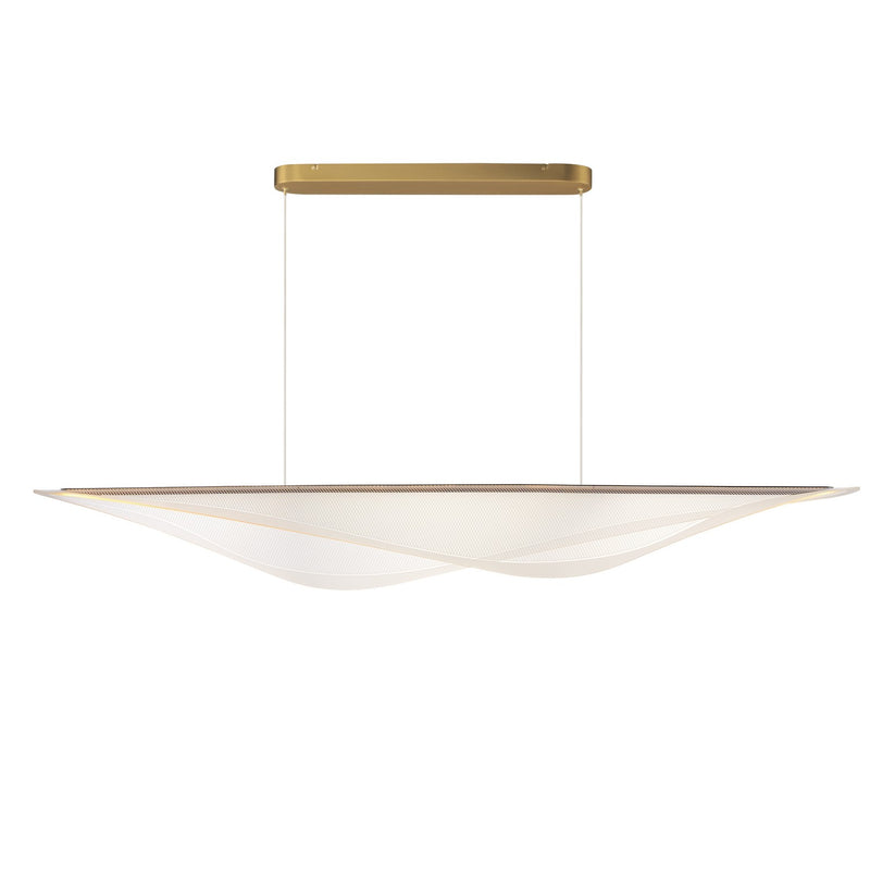 ET2 - E24718-144GLD - LED Linear Pendant - Manta - Gold
