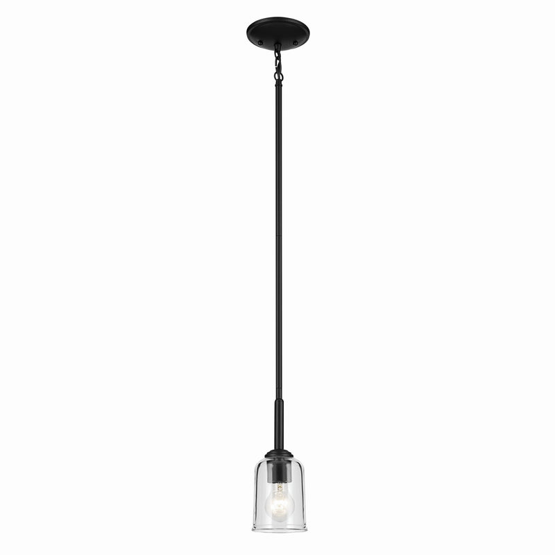 Kichler - 43674BKCLR - One Light Mini Pendant - Shailene - Black