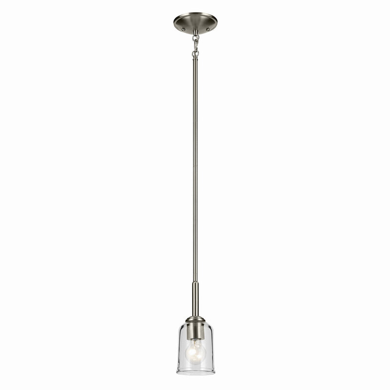 Kichler - 43674NICLR - One Light Mini Pendant - Shailene - Brushed Nickel