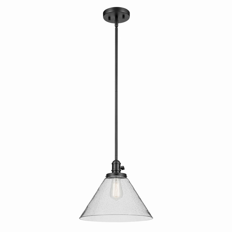 Kichler - 43905BK - One Light Pendant - Avery - Black