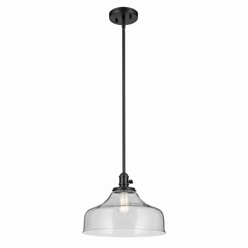 Kichler - 43906BK - One Light Pendant - Avery - Black