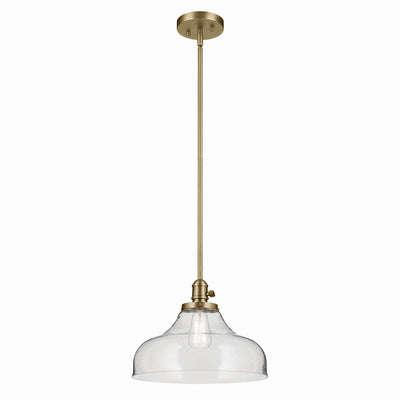 Kichler - 43906NBR - One Light Pendant - Avery - Natural Brass