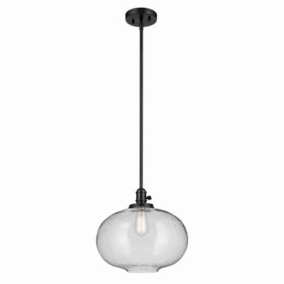 Kichler - 43911BK - One Light Pendant - Avery - Black
