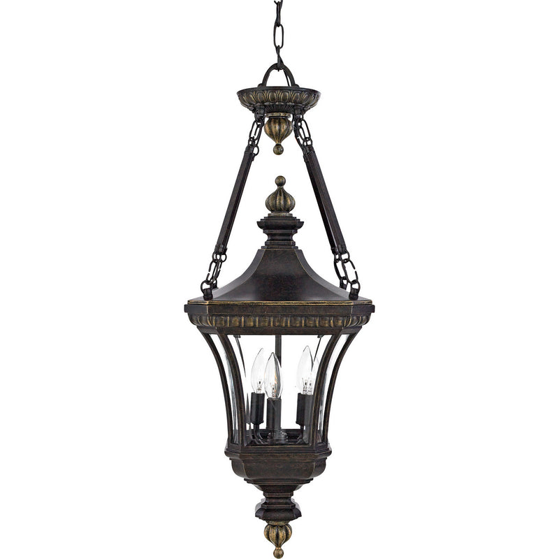 Quoizel - DE1490IB - Three Light Outdoor Hanging Lantern - Devon - Imperial Bronze