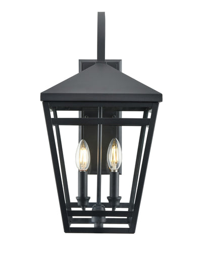 Millennium - 82103-TBK - Two Light Outdoor Lantern - Seager - Textured Black