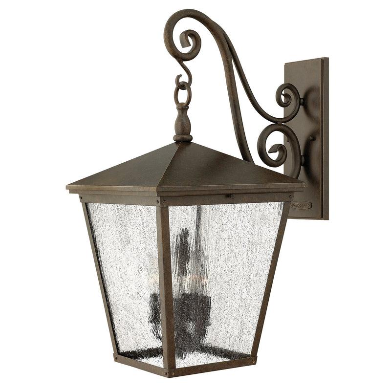 Trellis 120V Outdoor Hanging Scroll Wall Sconce