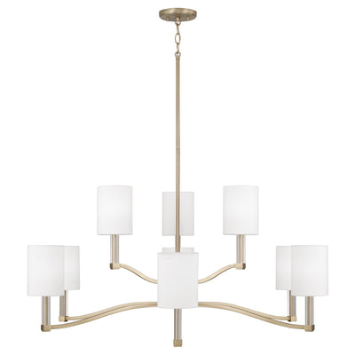 Capital Lighting - 457091MA-715 - Nine Light Chandelier - Ingrid - Matte Brass