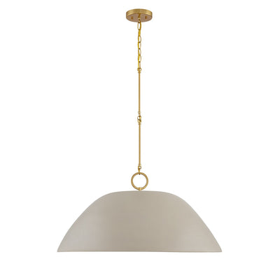 Savoy House - 7-2918-1-156 - One Light Pendant - Alta - Concrete and Brass