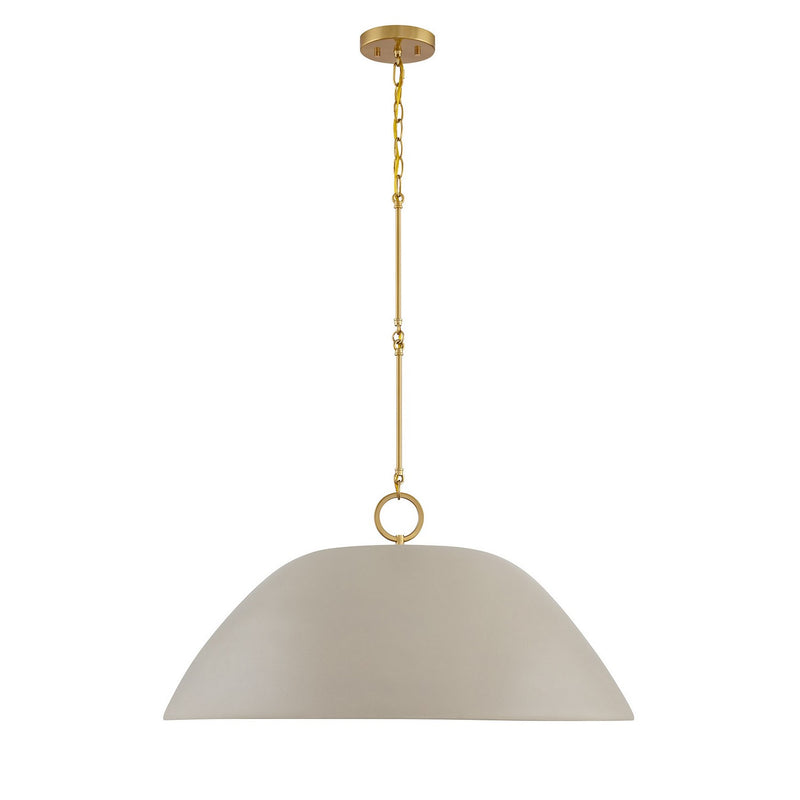 Savoy House - 7-2918-1-156 - One Light Pendant - Alta - Concrete and Brass