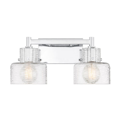 Savoy House - 8-1030-2-11 - Two Light Bathroom Vanity - Dover - Chrome