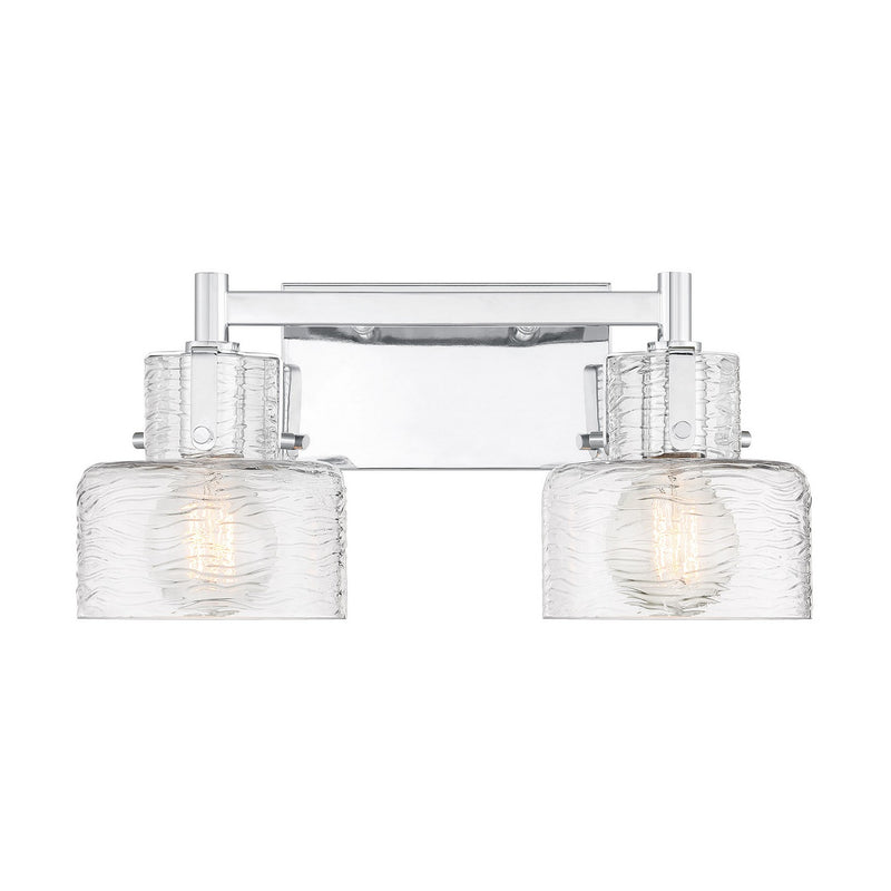 Savoy House - 8-1030-2-11 - Two Light Bathroom Vanity - Dover - Chrome