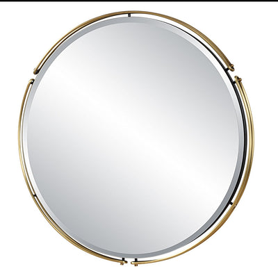 Uttermost - 08216 - Mirror - Wesley - Antique Brass