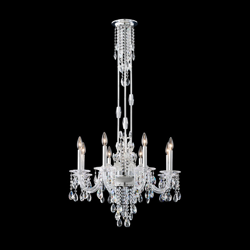Schonbek - S93508-40R - Eight Light Chandelier - Rainier - Silver