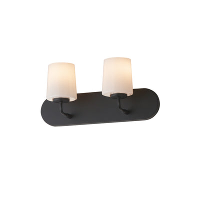 Maxim - 12892WTBK - Two Light Bath Vanity - Durham - Black