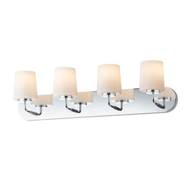 Maxim - 12894WTPC - Four Light Bath Vanity - Durham - Polished Chrome