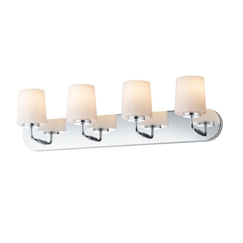 Maxim - 12894WTPC - Four Light Bath Vanity - Durham - Polished Chrome