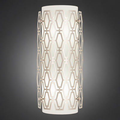 Robert Abbey - S202 - Two Light Wall Sconce - Marcel - Polished Nickel/Frosted Cased White Glass