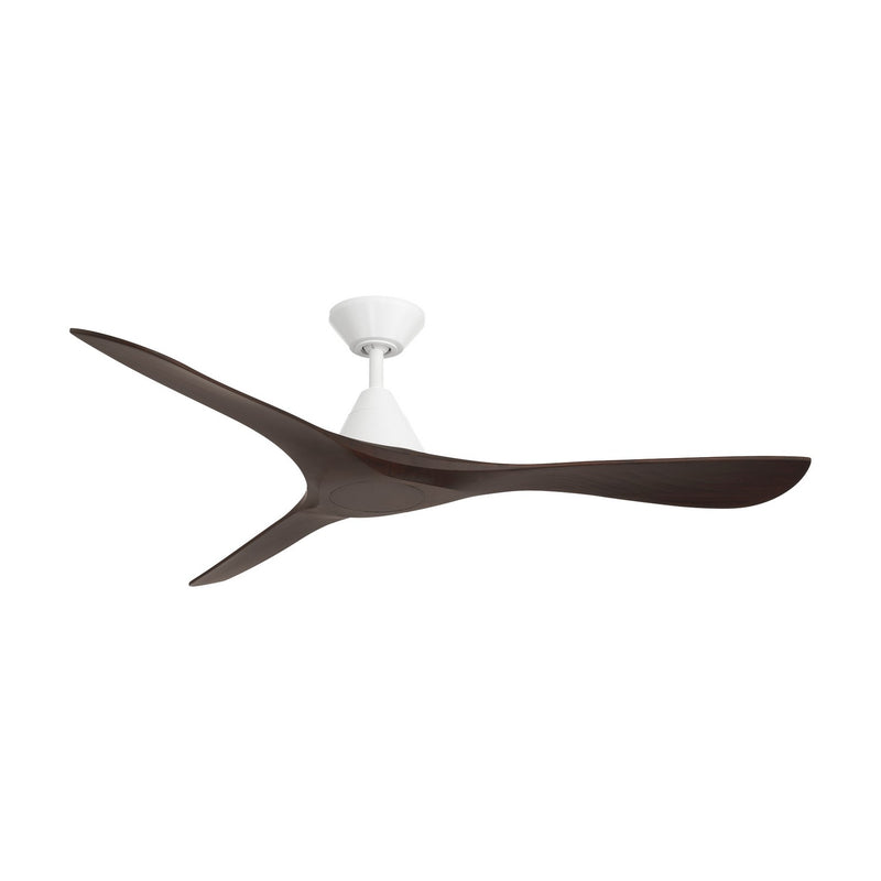 Modern Forms Fans - FR-D2504-60-MW/DW - 60"Ceiling Fan - Carve - Matte White/Dark Walnut