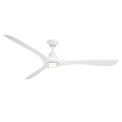 Modern Forms Fans - FR-D2504-72L-MW - 72"Ceiling Fan - Carve - Matte White