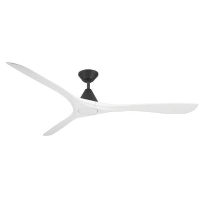Modern Forms Fans - FR-D2504-72-MB/MW - 72"Ceiling Fan - Carve - Matte Black/Matte White