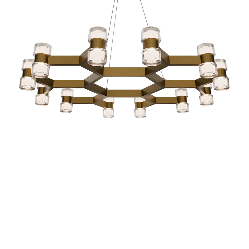 Modern Forms - PD-4536-AB - LED Pendant - Dashe - Aged Brass