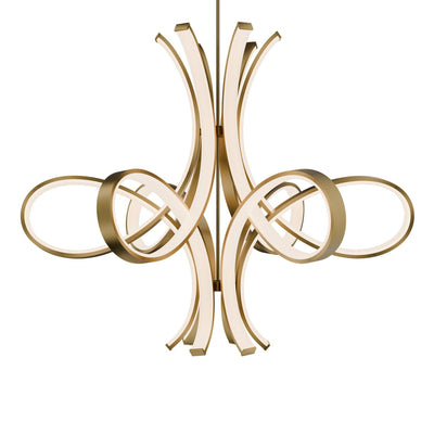 Modern Forms - PD-90556-AB - LED Pendant - Fleur De Lis - Aged Brass