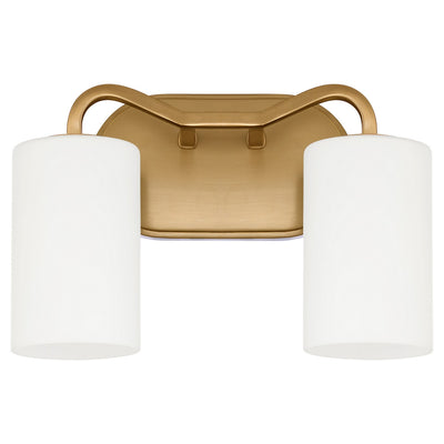 Quorum - 5307-2-47 - Two Light Vanity - Rutherford - Brushed Brass