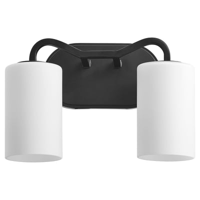 Quorum - 5307-2-59 - Two Light Vanity - Rutherford - Matte Black