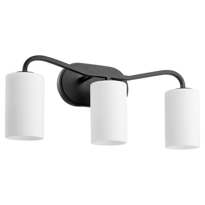 Quorum - 5307-3-59 - Three Light Vanity - Rutherford - Matte Black