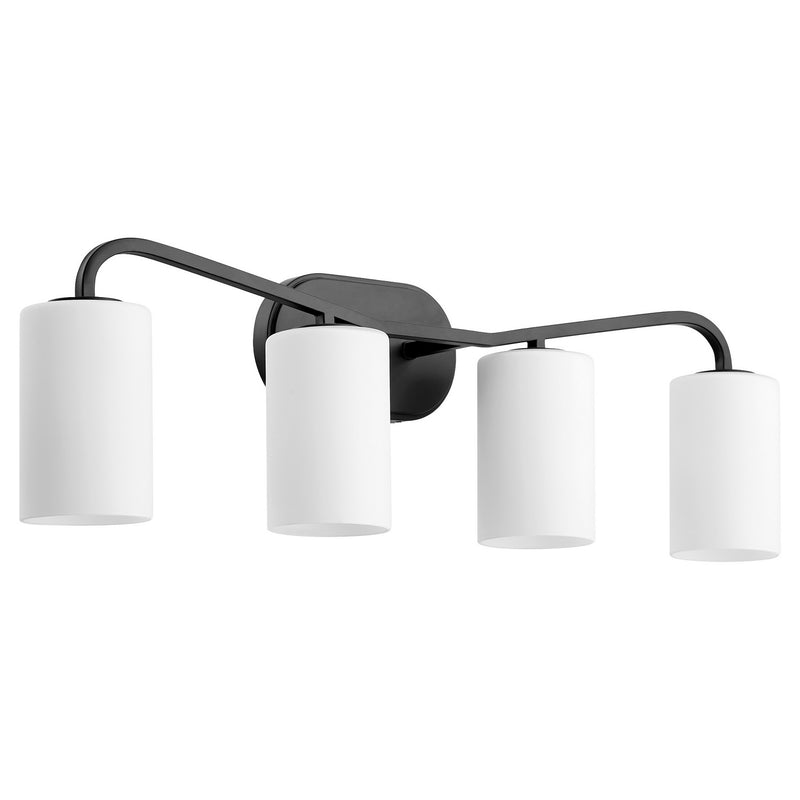 Quorum - 5307-4-59 - Four Light Vanity - Rutherford - Matte Black