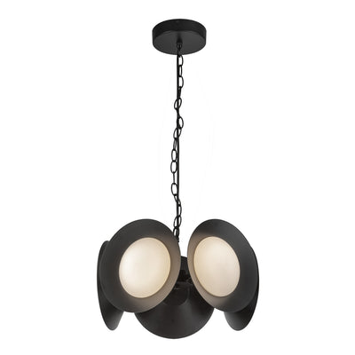 Kuzco Lighting - CH77916-BK/OP-UNV - LED Chandelier - Cleo - Black/Opal Glass