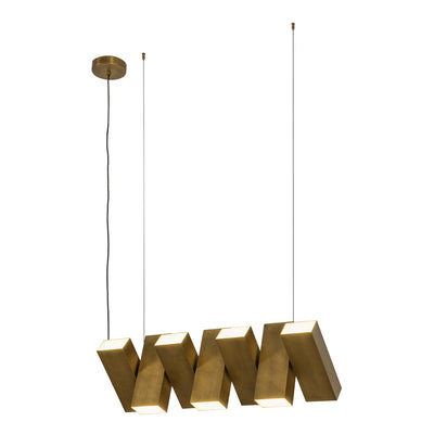 Kuzco Lighting - LP17435-VB-UNV - LED Linear Pendant - Domino - Vintage Brass